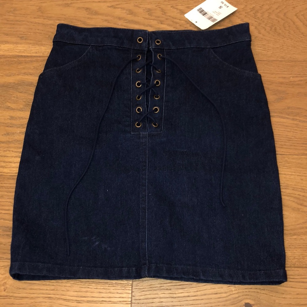 Dark Denim Skirt